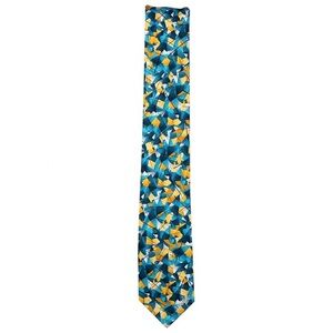 NWOT - Jerry Garcia Mens Formal Necktie Tie JG-9501 Abstract Multicolored Blue